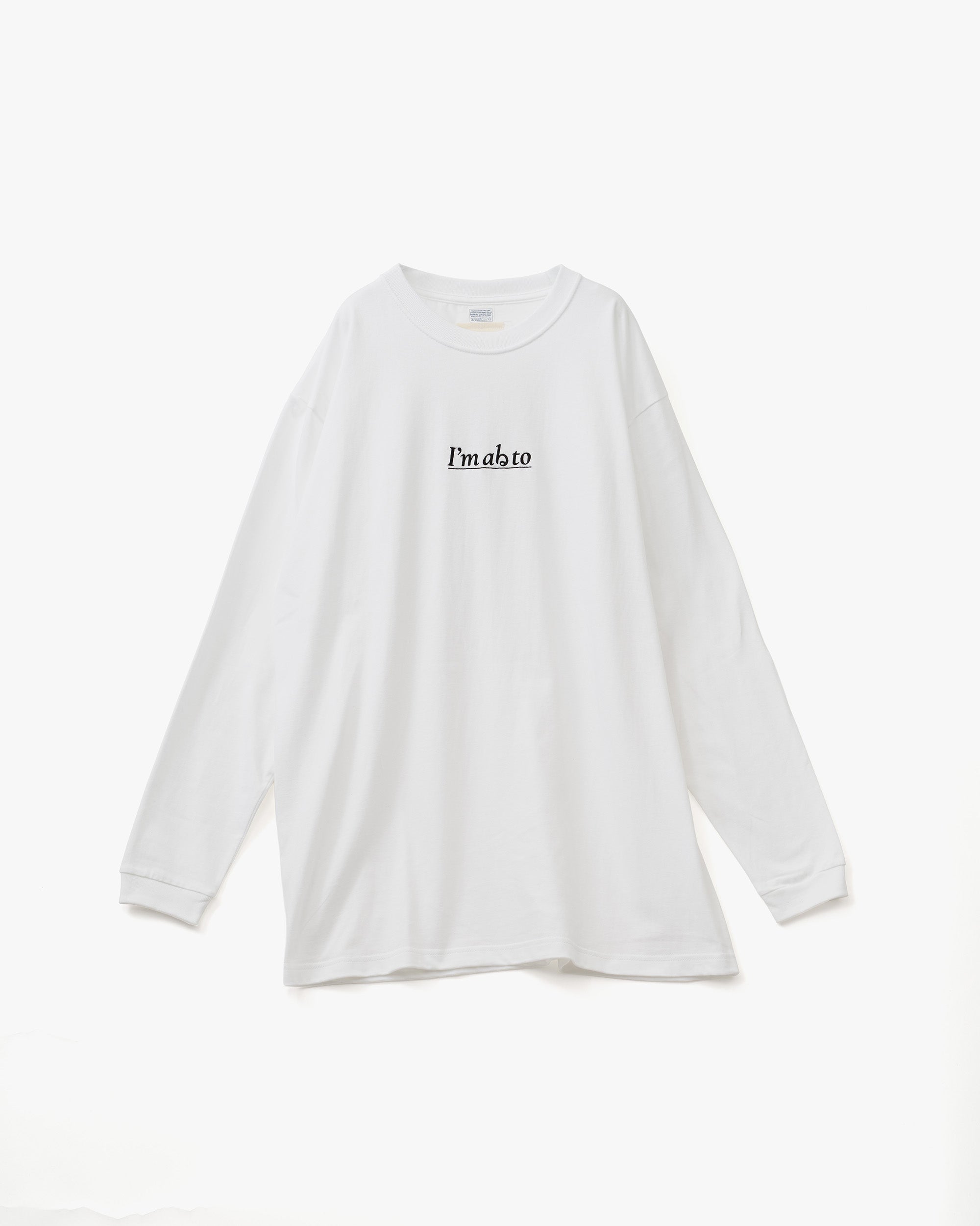 I'm abる to L/S T-shirt