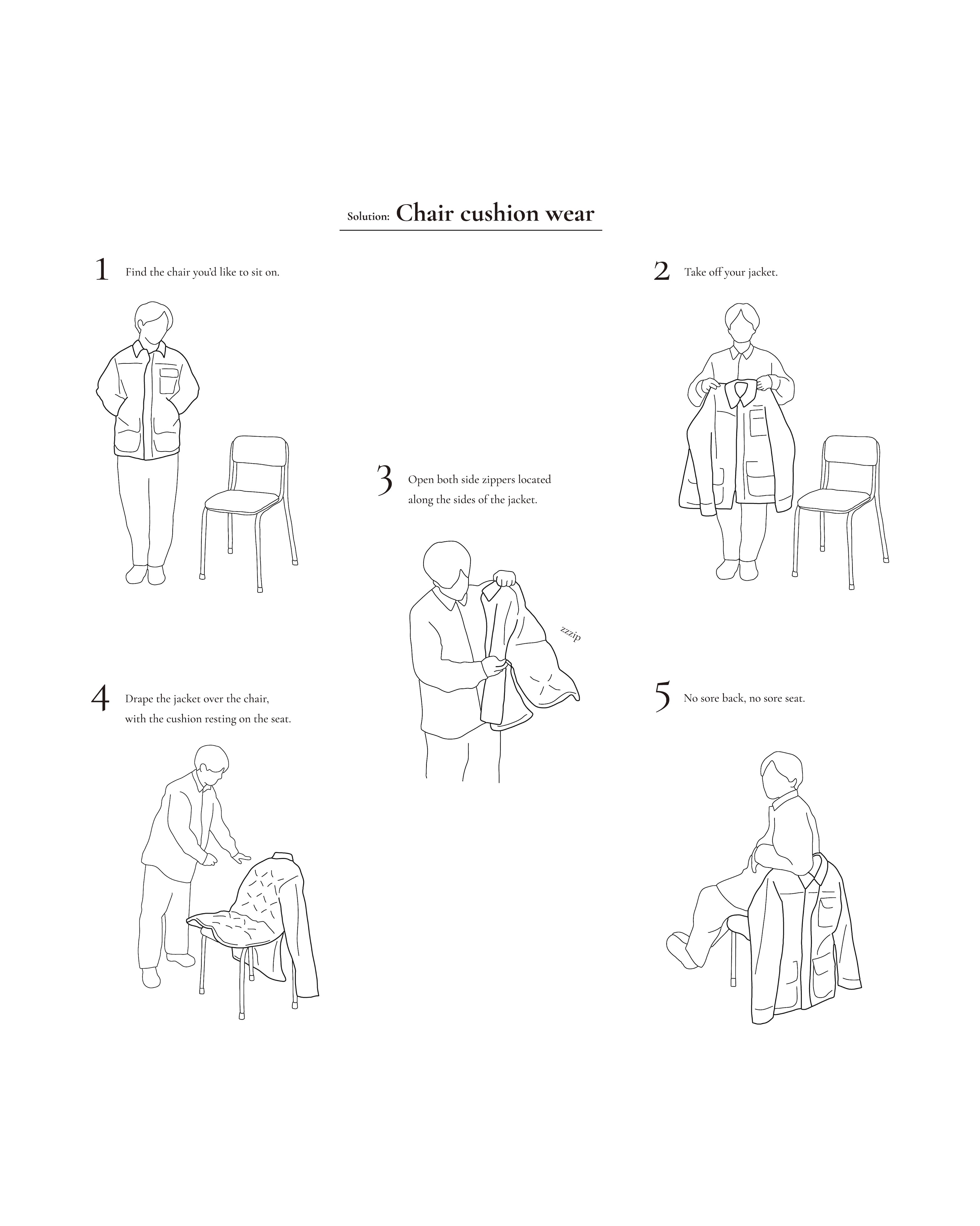 Chair Cushion Hunting Jacket