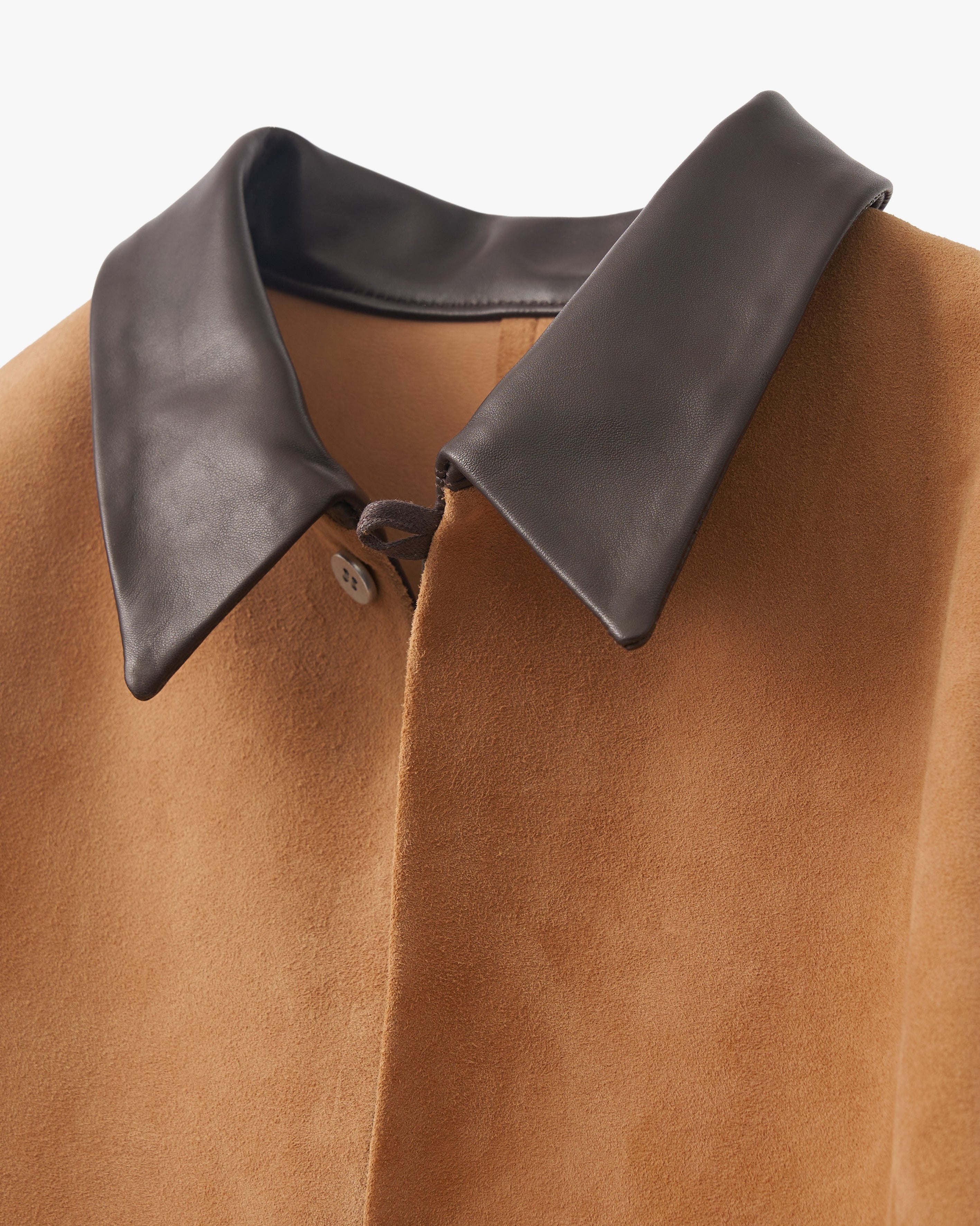 Goat Suède Relax Leather Jacket
