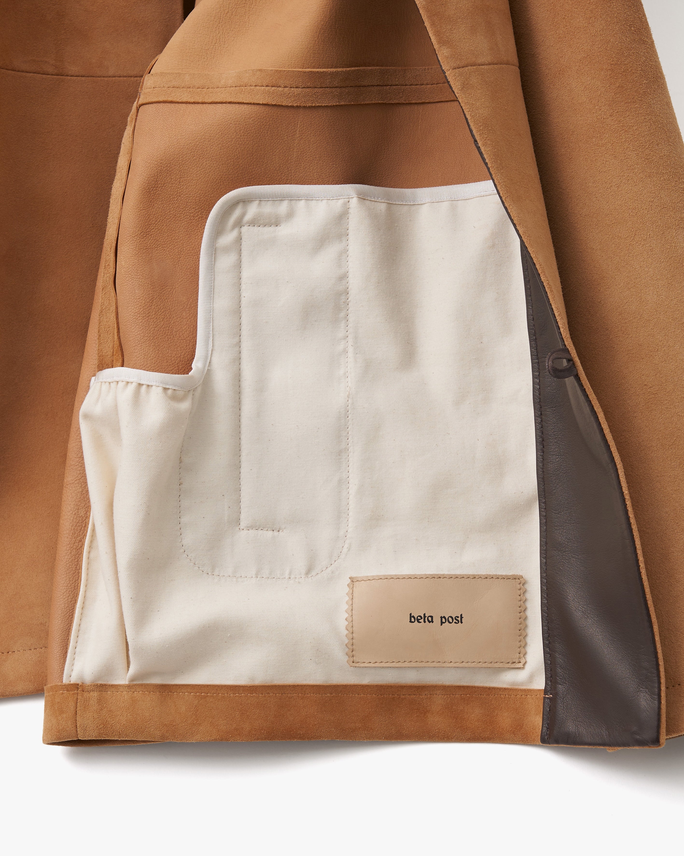 Goat Suède Relax Leather Jacket