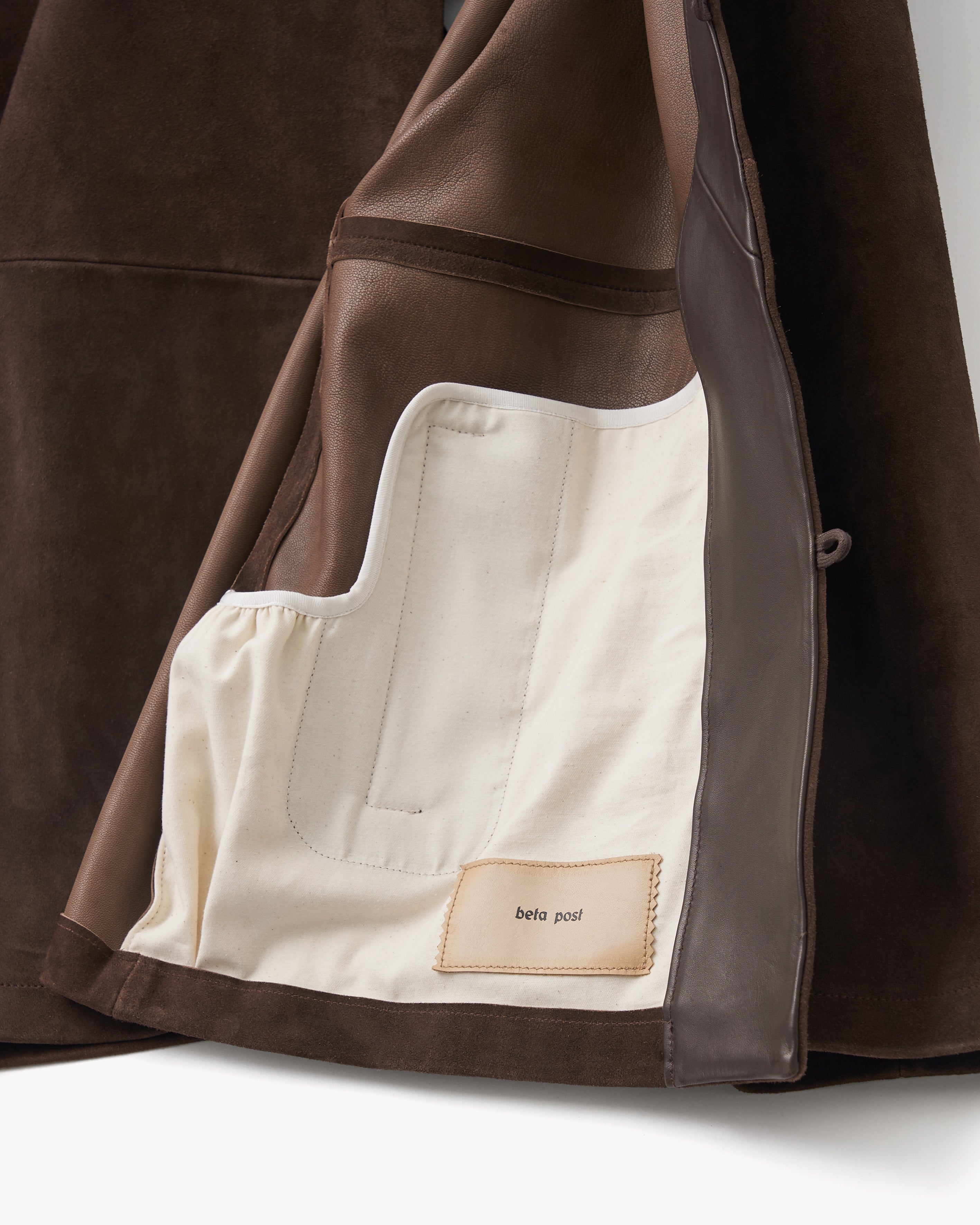 Goat Suède Relax Leather Jacket