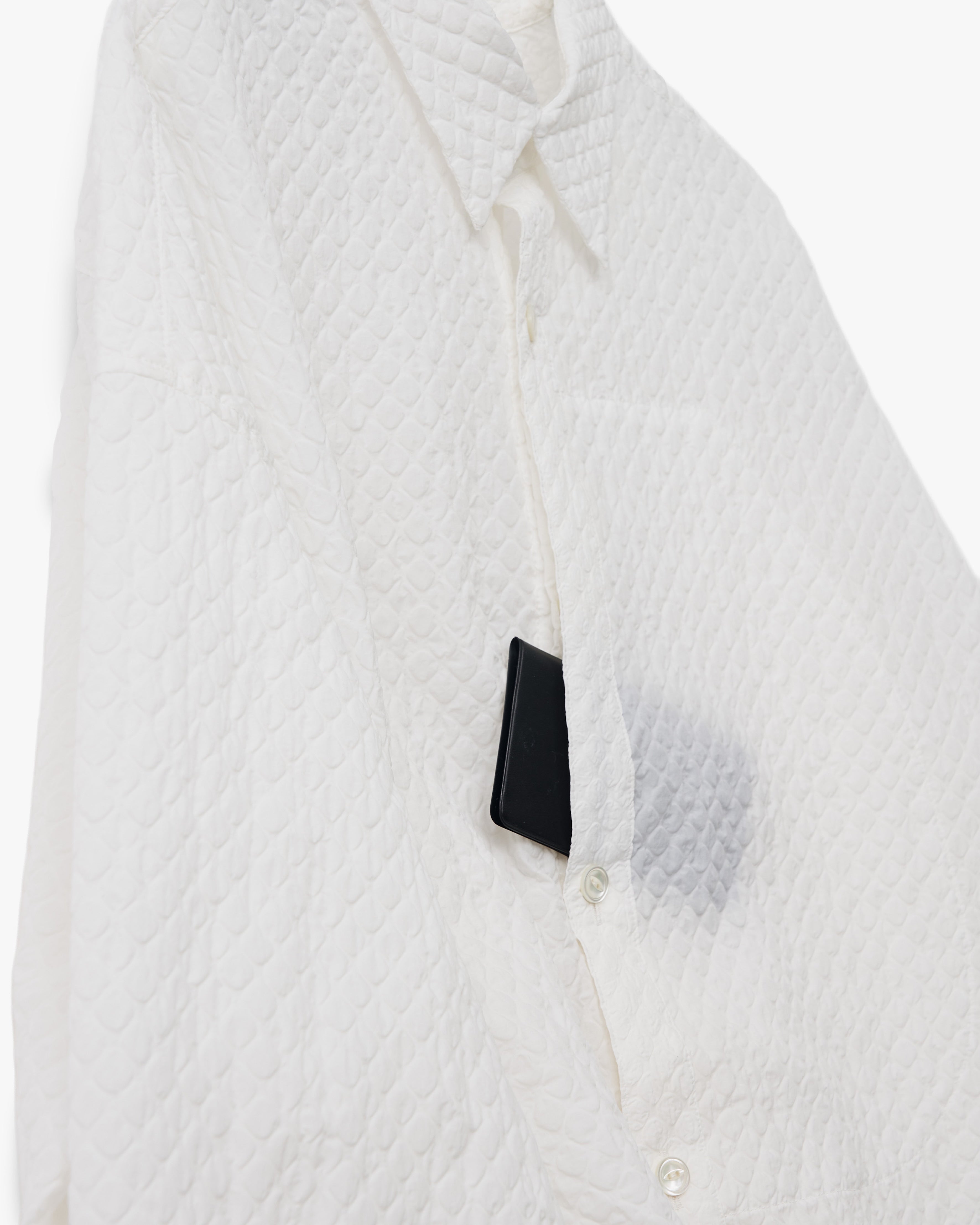 Bubblic Wrap Fly Front Pocket Shirt