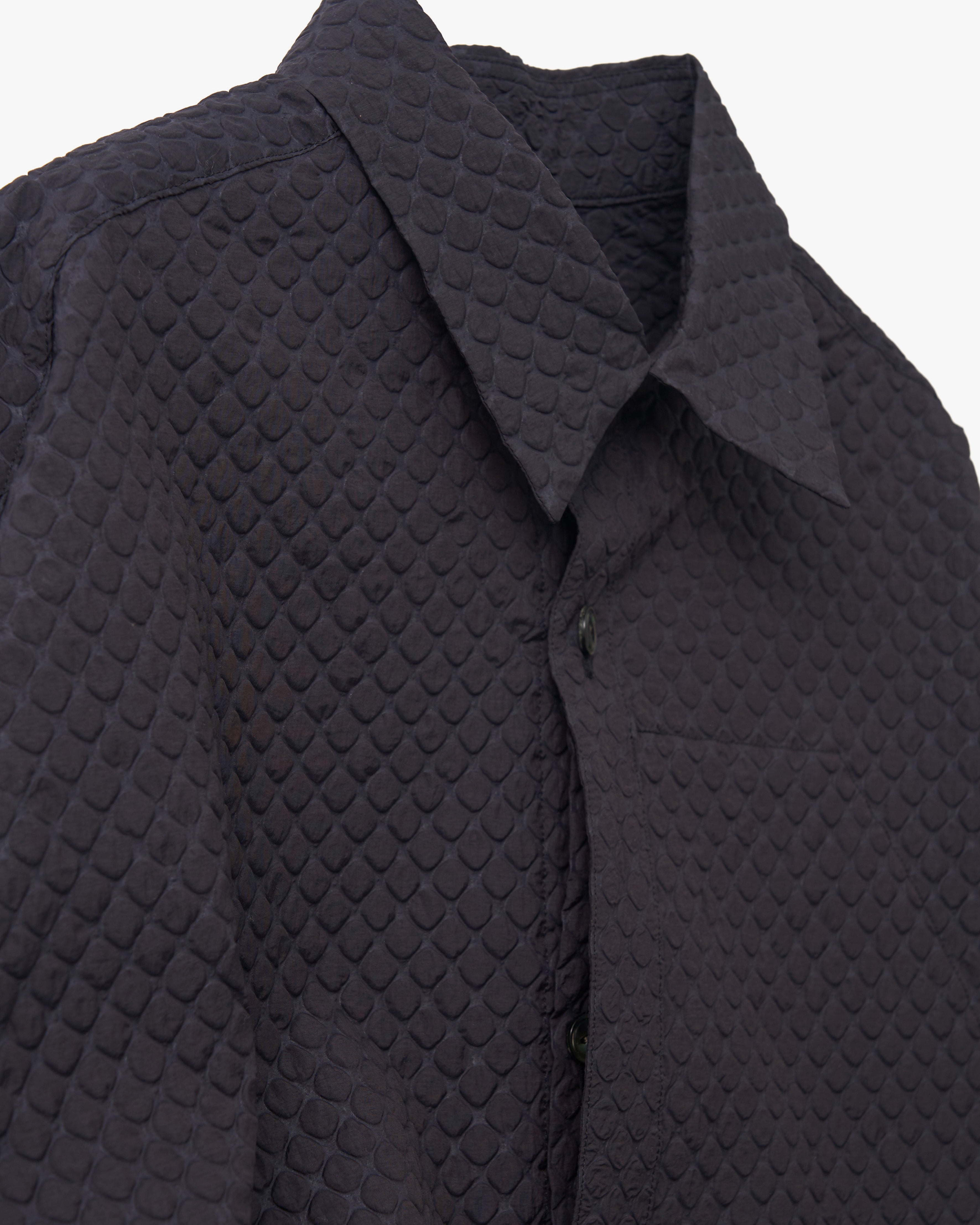 Bubblic Wrap Fly Front Pocket Shirt