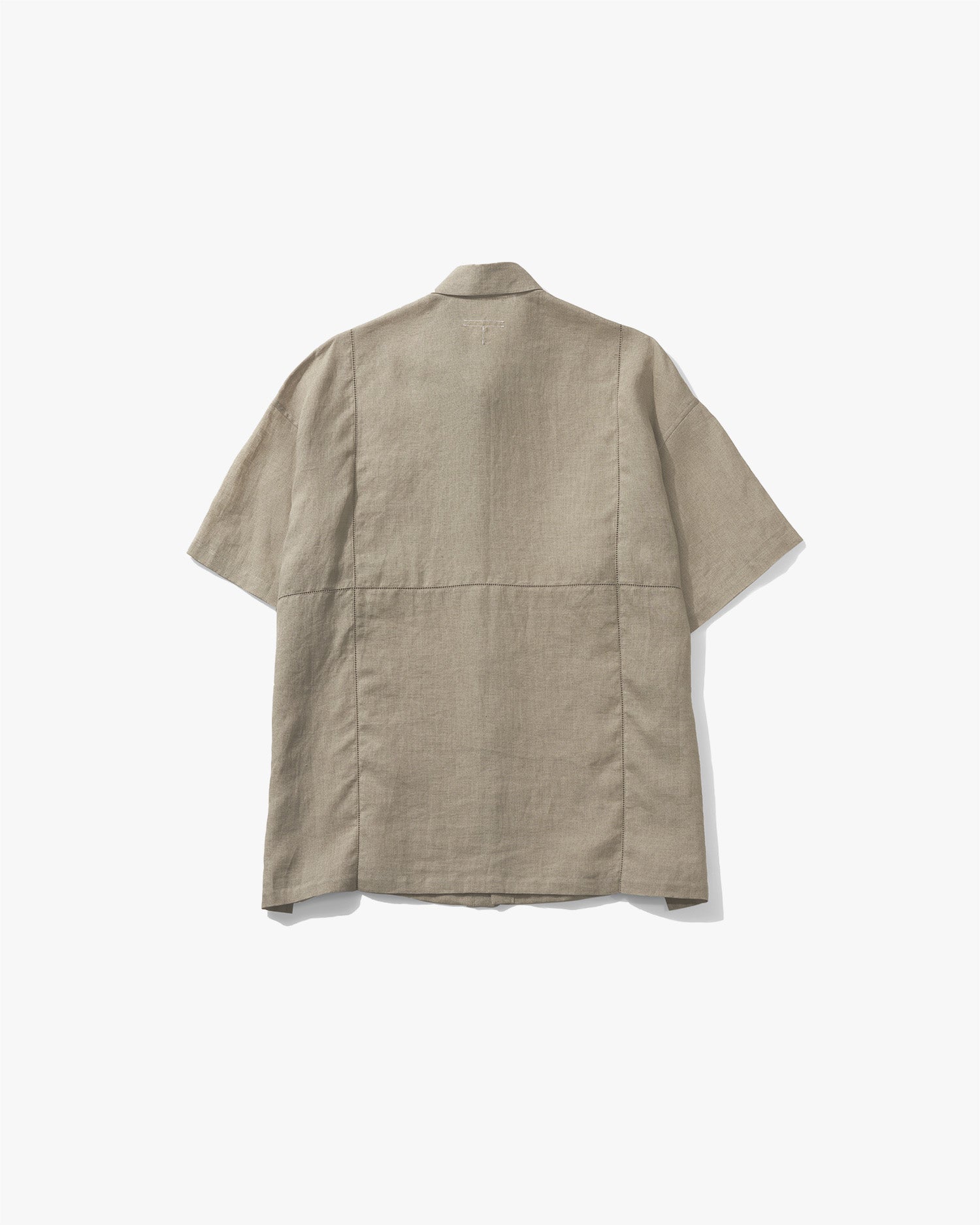 Folding Line Half Sleeve Shirt